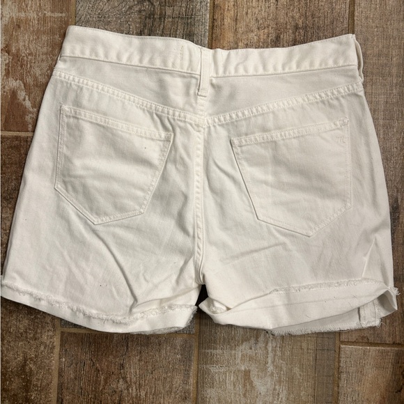 Madewell Patch & Repair High Rise Denim Shorts 24 - Picture 5 of 7